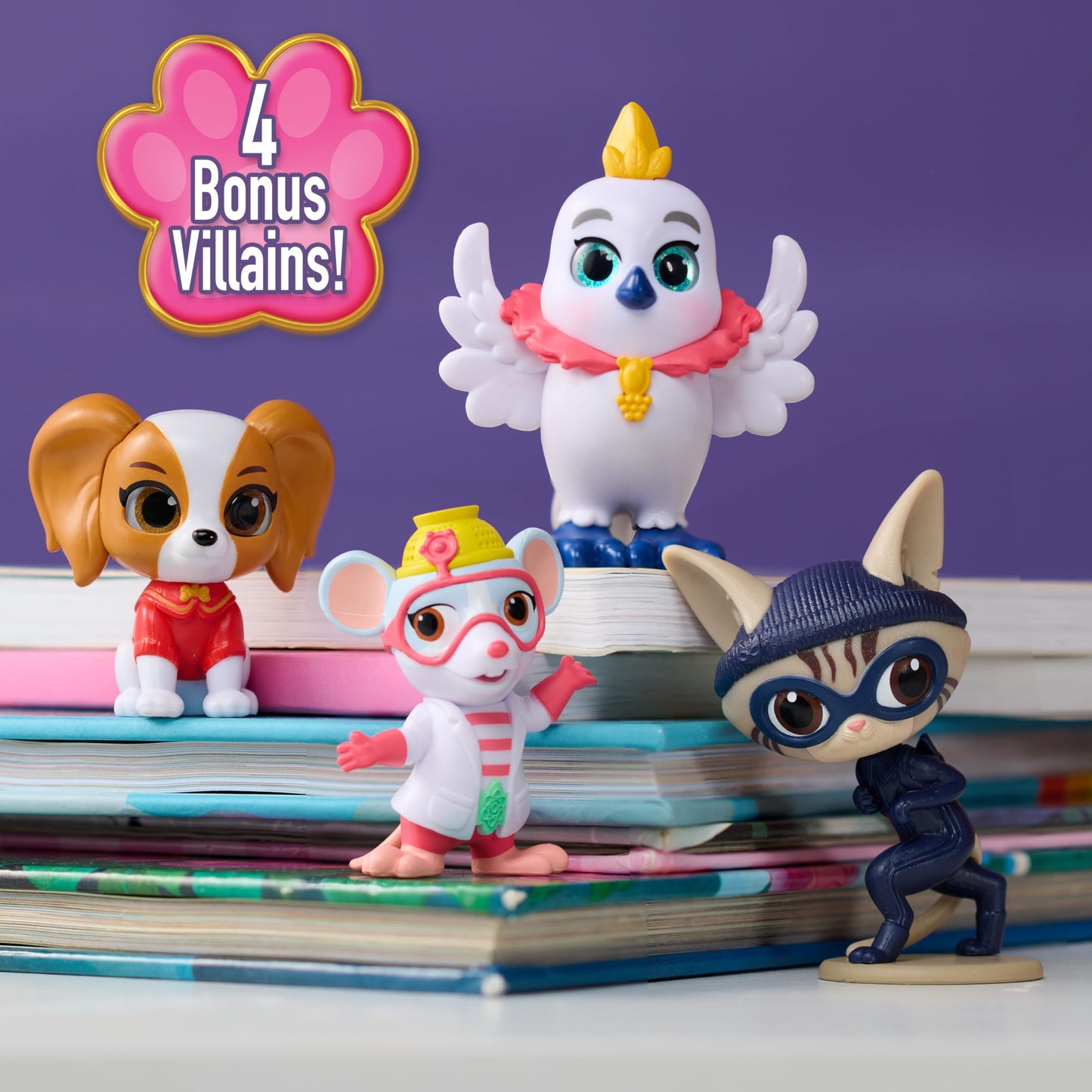Disney Jr. SuperKitties Kittydale Figure Set with Accessories