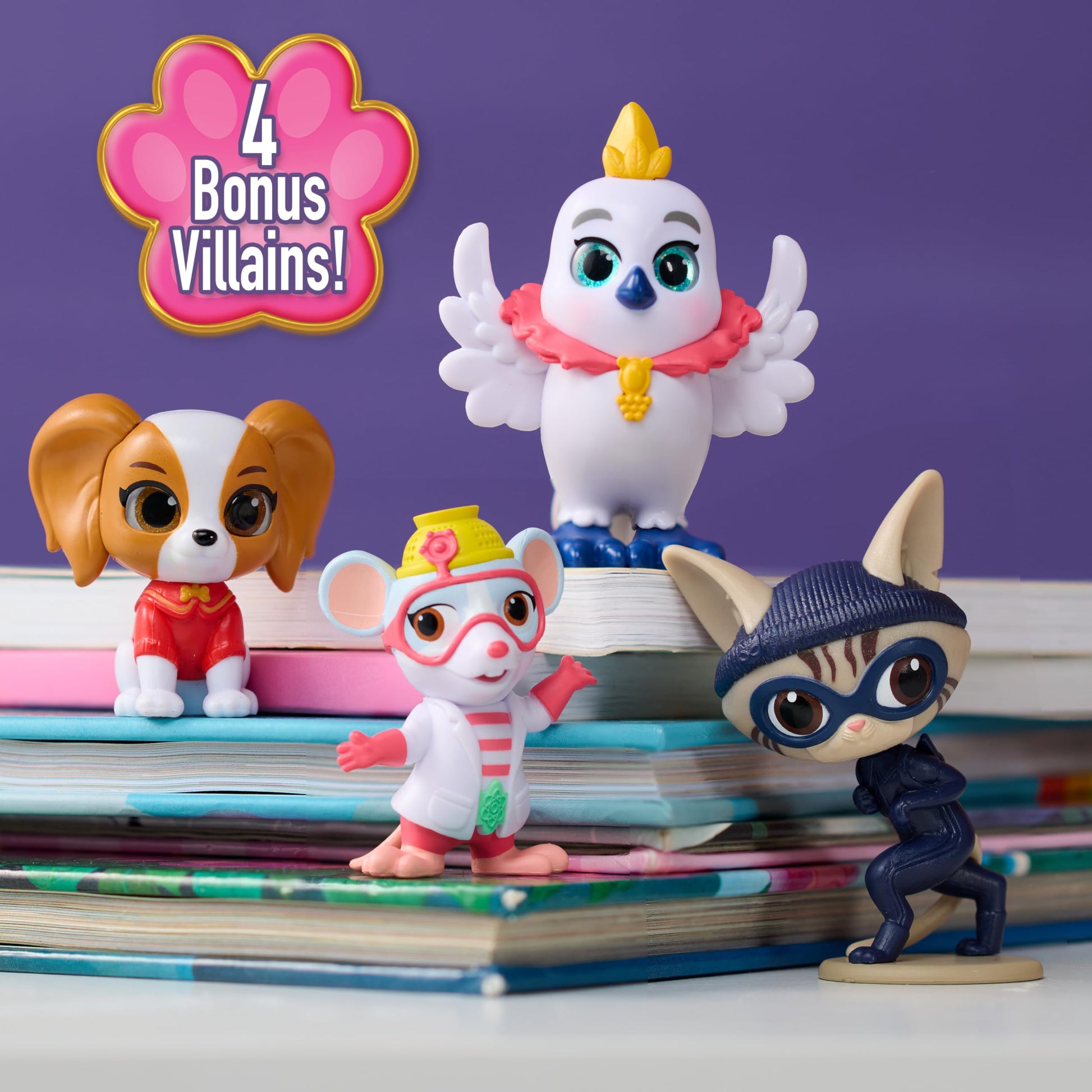 Disney Jr. SuperKitties Kittydale Figure Set with Accessories