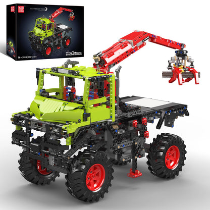 Mould King 17038 Off-Road Trucks Building Kits, All-Terrain 4x4 Mountain Truck Car Sets Model with Electric Motor, Gift for Age 14+/Adult Collections