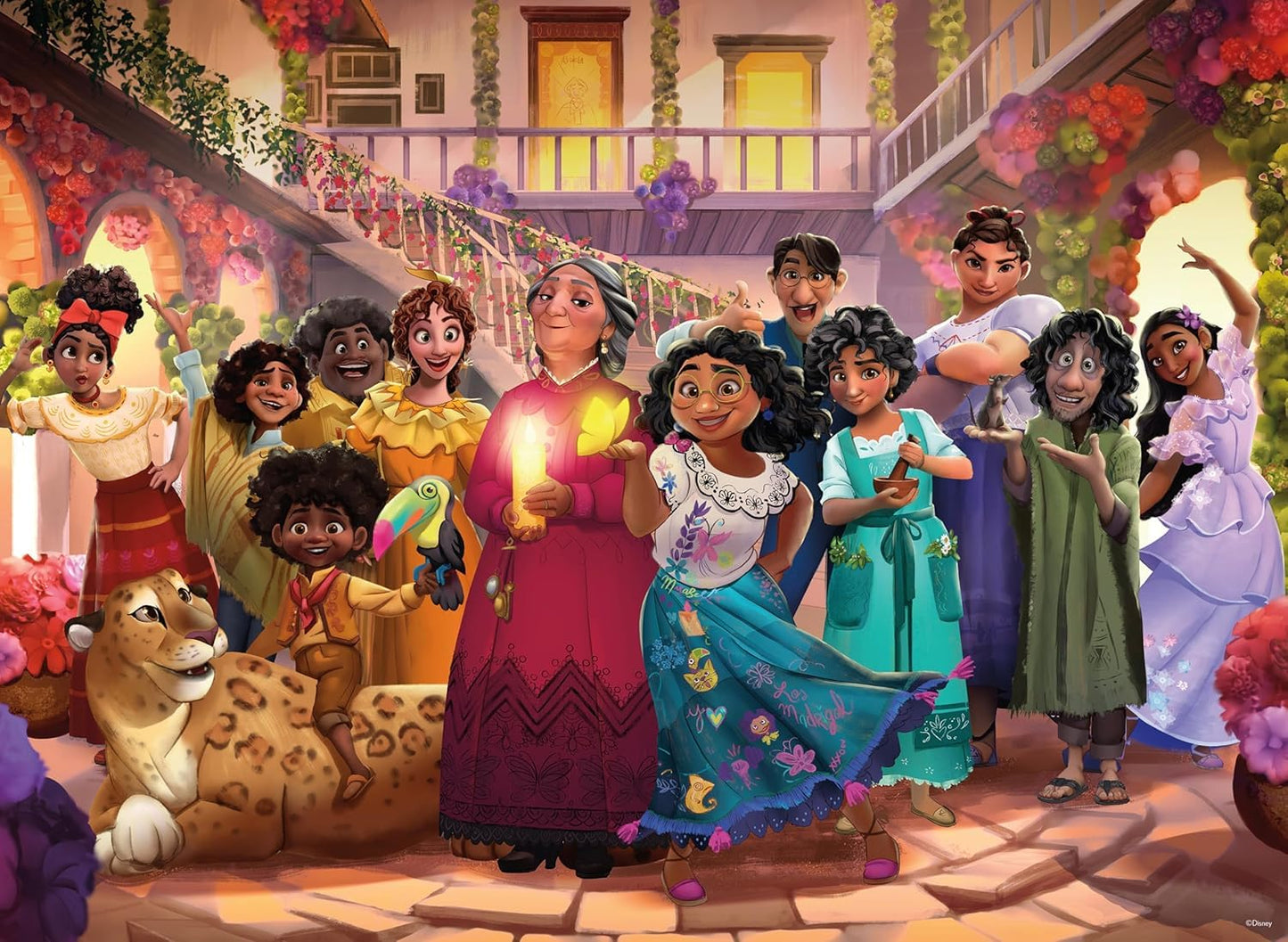 Ceaco - Disney Encanto Family - 200 Piece Jigsaw Puzzle for Kids Ages 8-12