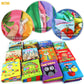 My First Soft Book,teytoy Nontoxic Fabric Baby Cloth Activity Crinkle Soft Books for Infants Boys and Girls Early Educational Toys (Pack of 12)