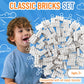 Strictly Briks Classic Bricks Starter Kit - Creative Building Blocks Set - Stackable White 2x4 Kids Blocks - Compatible with Major Brick Brands - 96