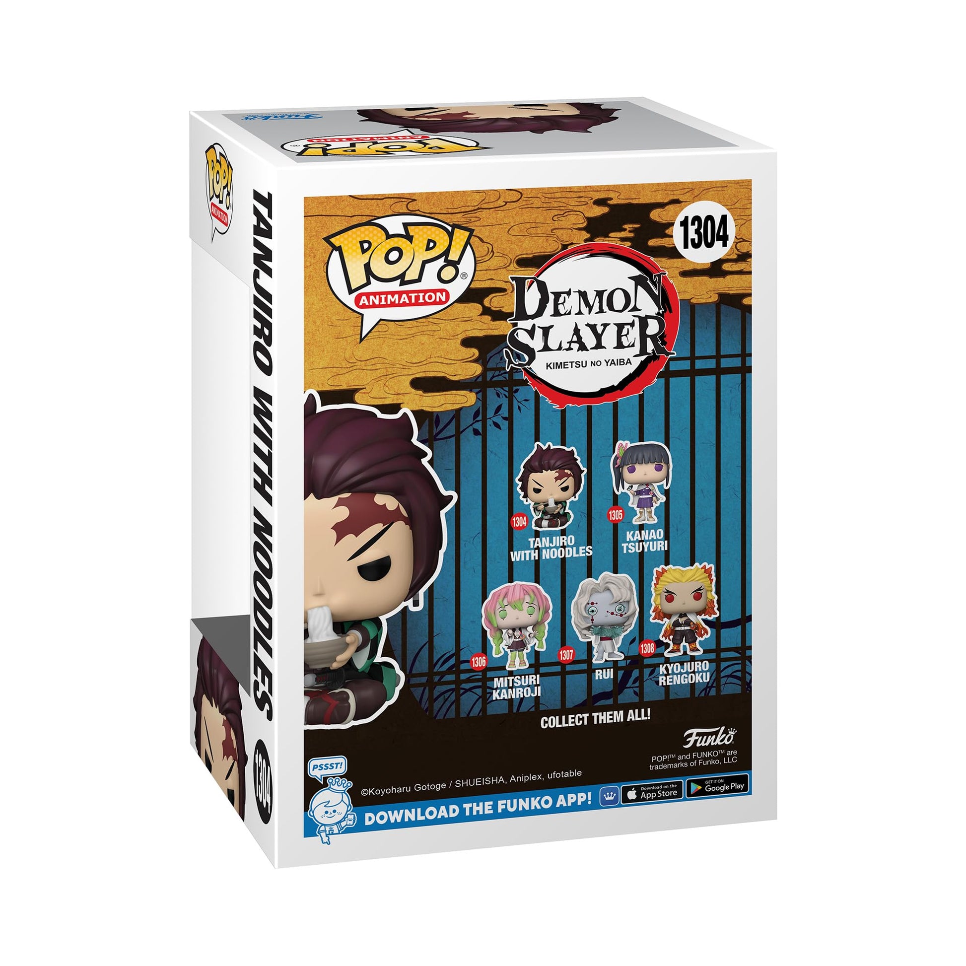 Funko POP! Animation: Demon Slayer - Tanjiro with Noodles - Collectable Vinyl Figure - Gift Idea - Official Merchandise - for Kids & Adults - Anime