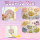 3D Sticker Scene Book, 10 Sets DIY Scene Stickers, Sticker Therapy for Adults, Isometric 3D Space DIY Sticker Book, Cute Art Stickers for Girls