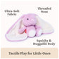 GUND Baby Blankie Pals Bunny 6-Inch Stuffed Animal with Lovey for Ages 0+