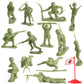 IQ Toys Huge 300 piece Military Base Set, 200 Soldiers & 100 Army Accessories in a Storage Container