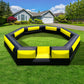 15Ft Gaga Ball Pit Inflatable with Built-in Blower Indoor & Outdoor Portable Gaga Ball Pit Blow Up Gaga Pit Game Court for Backyard, Camp, Family Fun