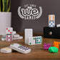WE Games Mexican Train Dominoes, Double Twelve - Premium Ivory Tiles, Colorful Dots, Family and Adult Board Game