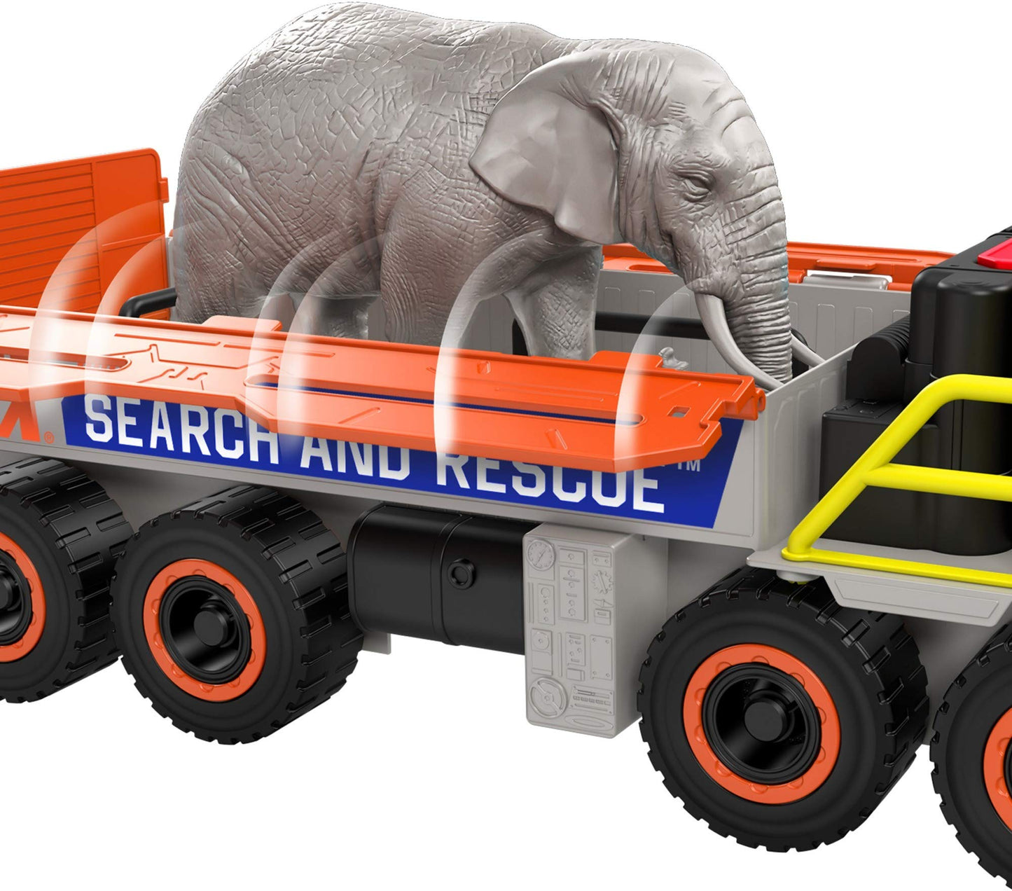 Matchbox Animal Rescue Combo Pack Vehicles Playset with 2 Safari Rescue Vehicles & 2 Animal Figures, Gift for Kids Ages 3 Years & Older