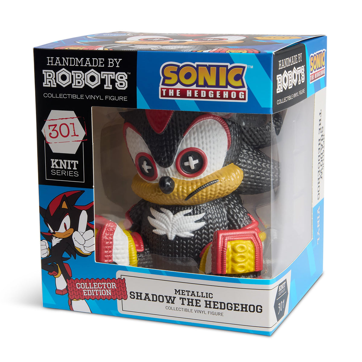 Handmade by Robots - Sonic The Hedgehog - Shadow #301 (Metallic)