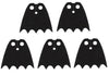 LEGO Batman: Black Batman Capes - New Spongy Fabric x5 - Lot of 5