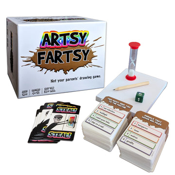 TwoPointOh Games Artsy Fartsy Drawing Game, Two-Time Winner USA Today Best Gift for Families, Team Game for Kids and Adults, Ages 10 Plus, 4-12