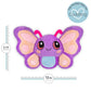 Bella Butterfly - Microwavable & Weighted Plush Stuffed Animal - Heated Plushie for Warmth - Cute, Soft, Cozy Toy for Adults & Children (Boys, Girls