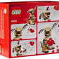 LEGO Bricks & More Valentines Cupid Dog 40201 Building Kit