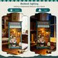 DIY Book Nook, Miniature House Kit with LED Lights (Soul Bookstore)