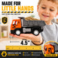 6 Pack Pull Back Construction Trucks for Kids, 4.5" Toy Vehicles