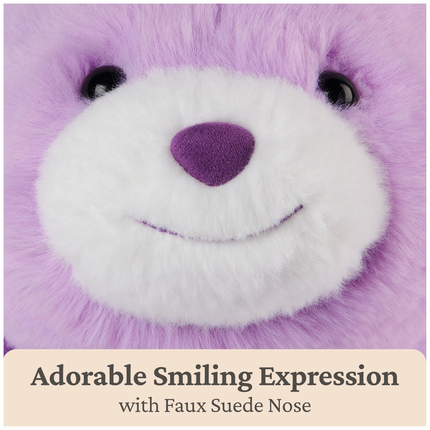 GUND Snuffles 10-Inch Classic Lavender Teddy Bear Plush Toy for Ages 0+