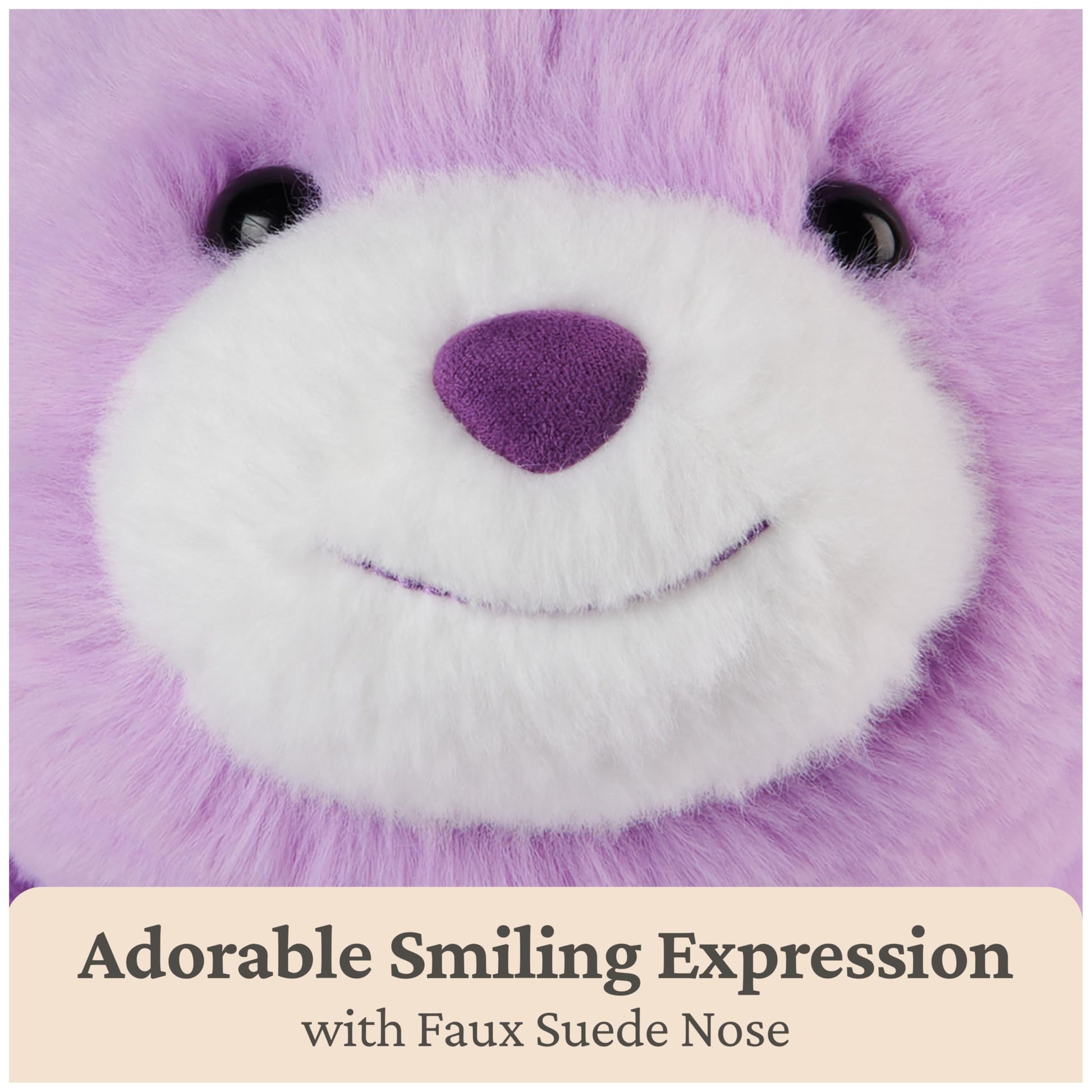 GUND Snuffles 10-Inch Classic Lavender Teddy Bear Plush Toy for Ages 0+