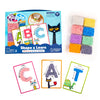 Educational Insights Pete the Cat Playfoam Shape & Learn Pete the Cat Groovin' Alphabet Set with 8 Playfoam Bricks, 13 Double-Sided Cards, Gift