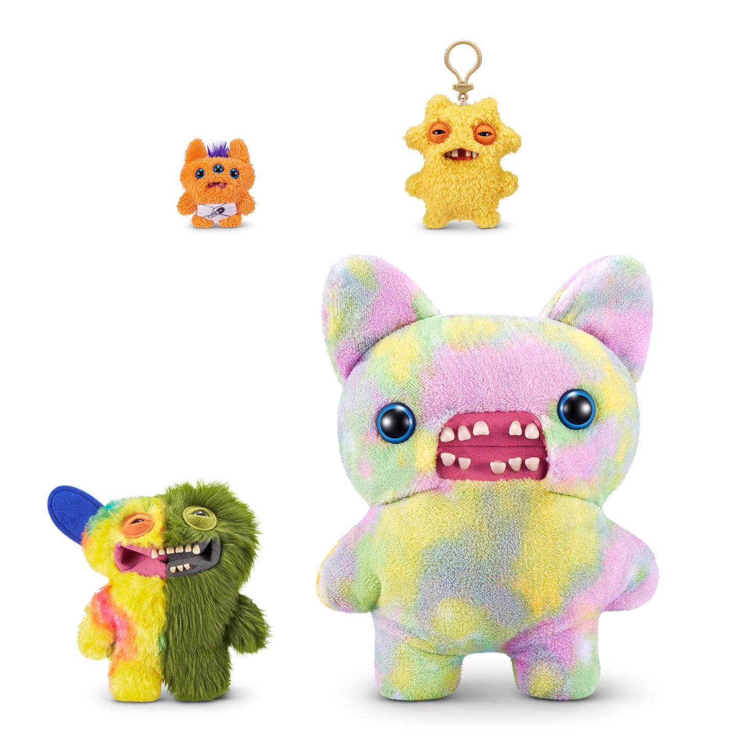 Fuggler ZURU Misfit Monsters 9" Series 1 Funny Ugly Monster Plush Toy (Grinnero McGoo - Green & Multi)
