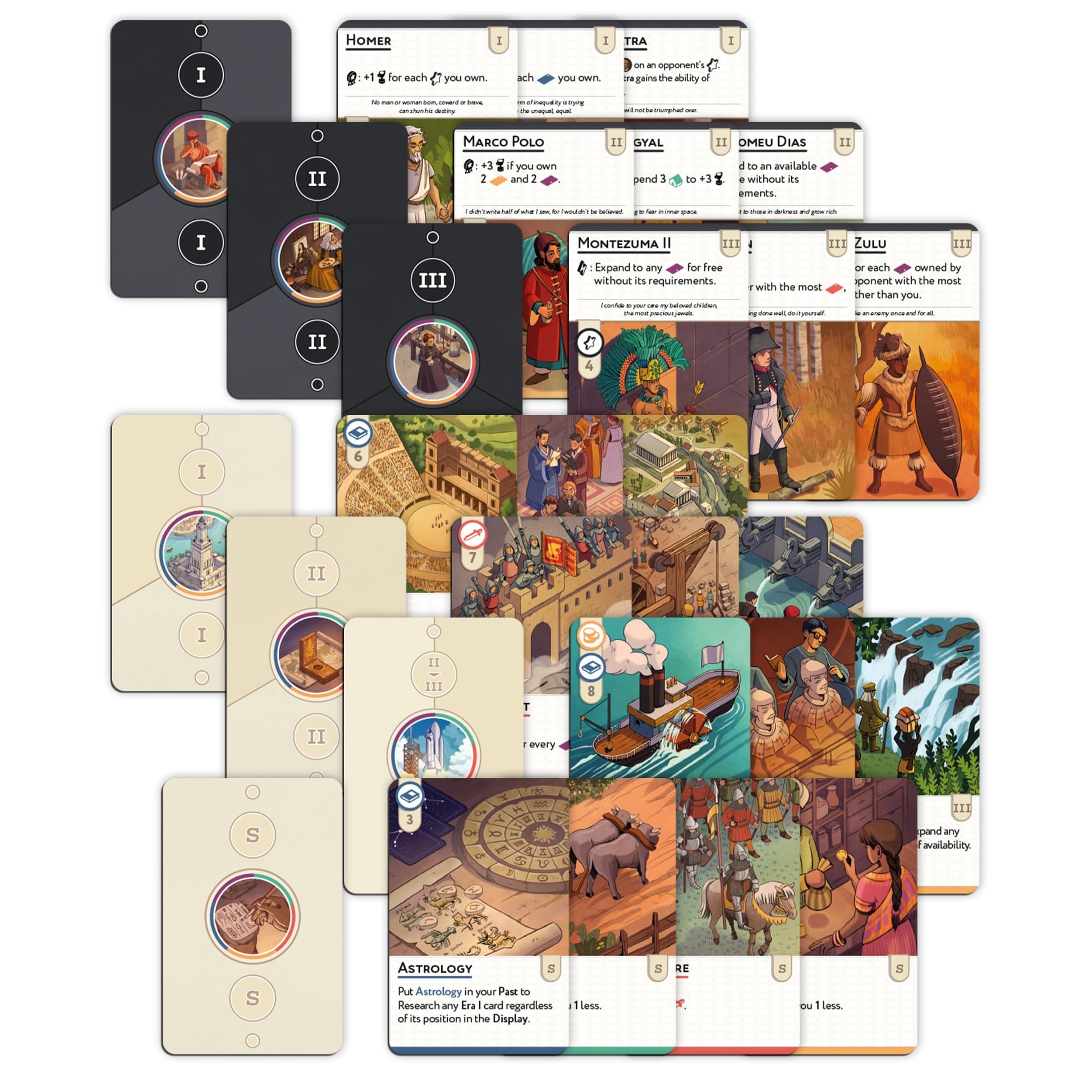 CMON Nova Era Board Game - Civilization Building & Economic Strategy Game, Accessible Game for Kids & Adults, Ages 12+, 2-4 Players, 60 Minute