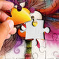 Larkipuzz Funny Cute Chicken Puzzles for Adults 1000 Pieces, Pretty Colorful Bird Jigsaw Puzzles, Art Challenging Difficult Animal Puzzle