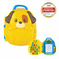 Winfun Lil Learner Alphabet Backpack for Toddlers 3+ Interactive Learning Backpack with 27 Tiles 26 Words 180+ Phrases Letter Writing Features Fun