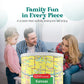 Geotoys Kansas Mini State Puzzle - 100 Piece Puzzles for Kids and Adults in Portable Can, 13" x 10" Educational Travel Puzzle for Ages 7 and Up - Mini