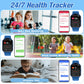 Smart Watch for Kids 1.85" with Fitness Tracker, Sleep Monitor, 22/100+ Sport Modes, DIY Dial, IP68 Waterproof, Step Counter, Heart Rate, Camera