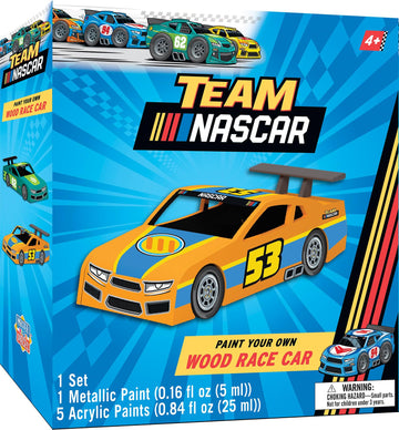 NASCAR - Race Car Wood Paint Kit