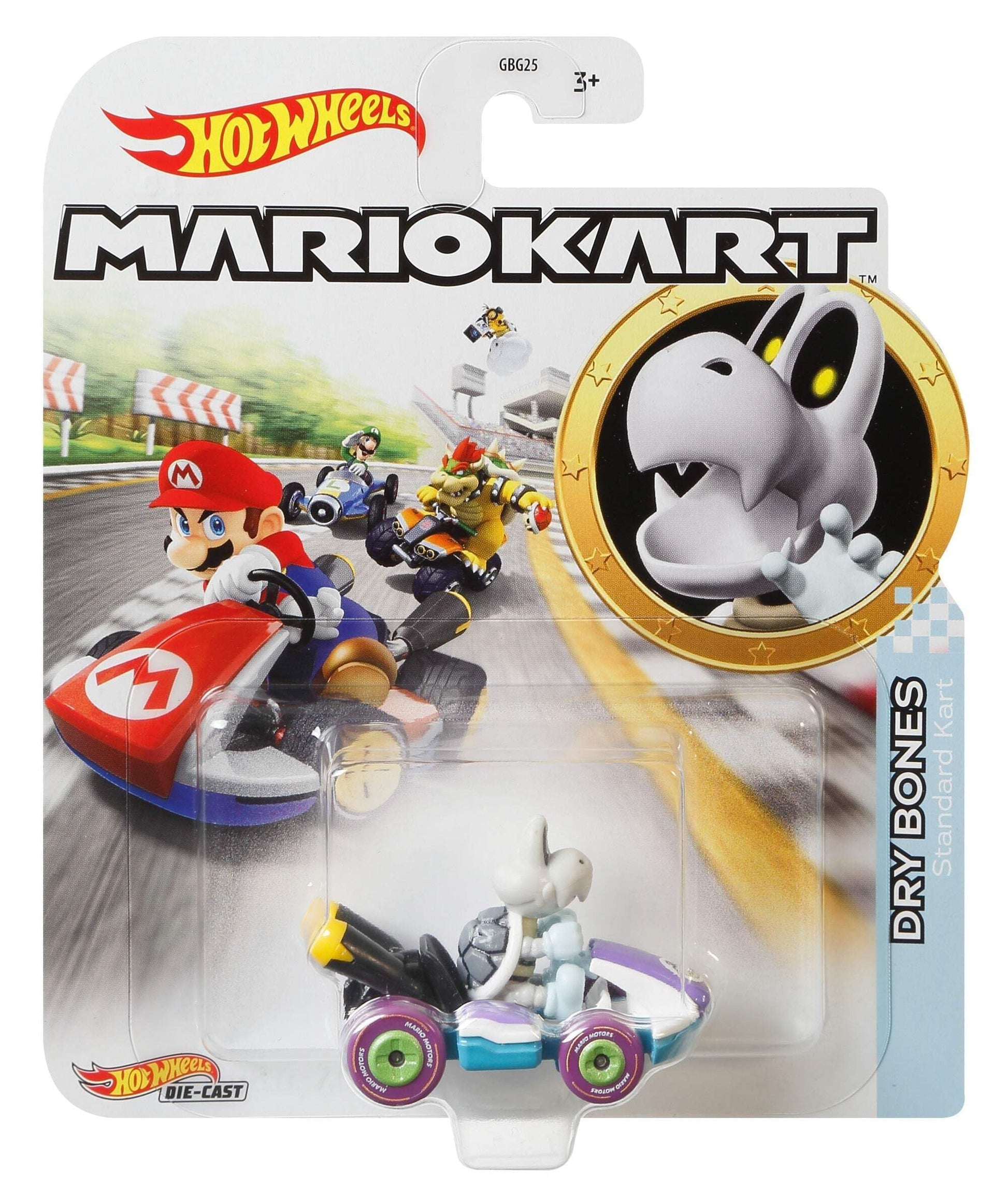 HOT Wheels Mario Kart Dry Bones