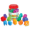 Learning Resources Snap-n-Learn Shape Snails - 20 Pieces, Age 18+ Months Toddler Learning Activities, Educational Toys, Set Color, Teaching Toys