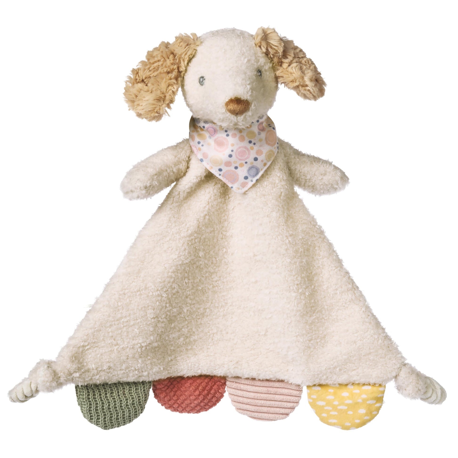Mary Meyer Lovey Baby & Toddler Stuffed Animal Activity Blanket Plush Soft Snuggle Toy, 12-Inches, Tan Dancing Dachshund