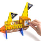Tytan Tiles Pirate Ship & Island 60-Piece Magnetic Tiles Building Set, Fun Kids’ STEM Toy, Creative Play, Shape & Pattern Recognition, Fine Motor
