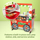 Melissa & Doug Wooden Pizza Food Truck Activity Center