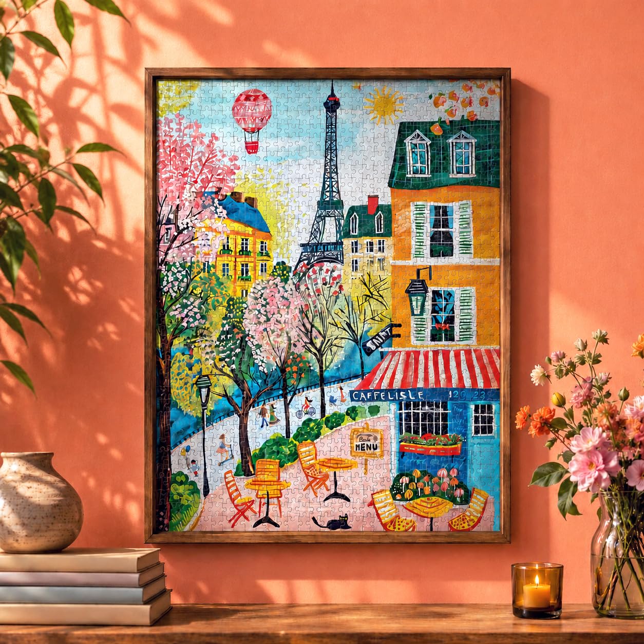 Cross & Glory | Jigsaw Puzzles for Adults | Morning at Café Lisle