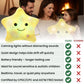 CASATWIST Premium 15” Twinkle Led Star Light Up Plush Pillow with Lights, Sensory Toys for Kids with Autism, Boys Girls Room décor ADHD Cute Glow in