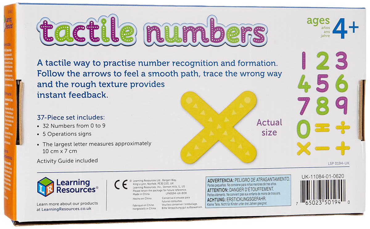 Learning Resources Tactile Numbers & Operations
