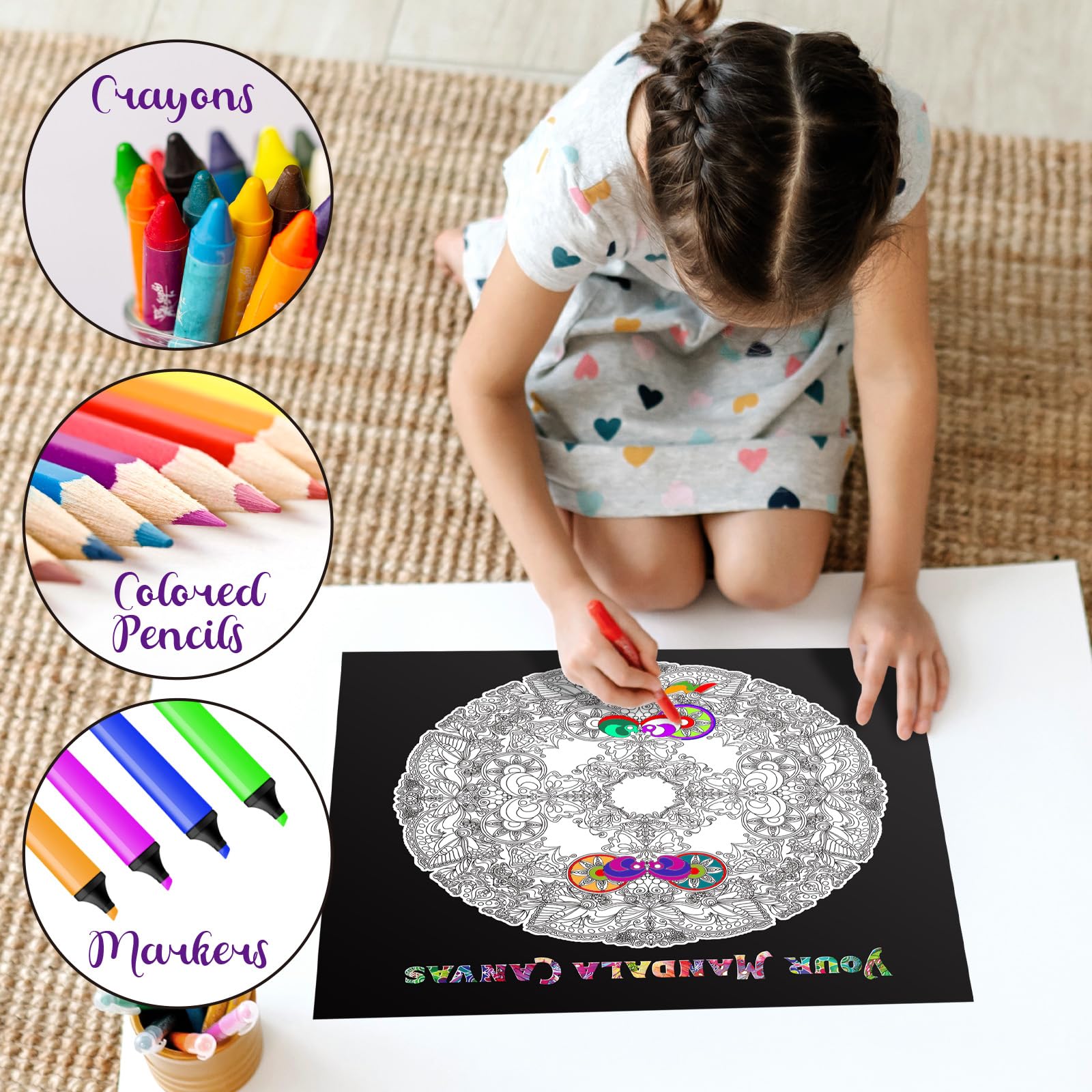 Antelope - 1000 Piece Rainbow Puzzle for Adults, Hue Wormhole Jigsaw Puzzles 1000 Pieces,1000 Piece Round Puzzles, Wormhole Puzzles, High Resolution