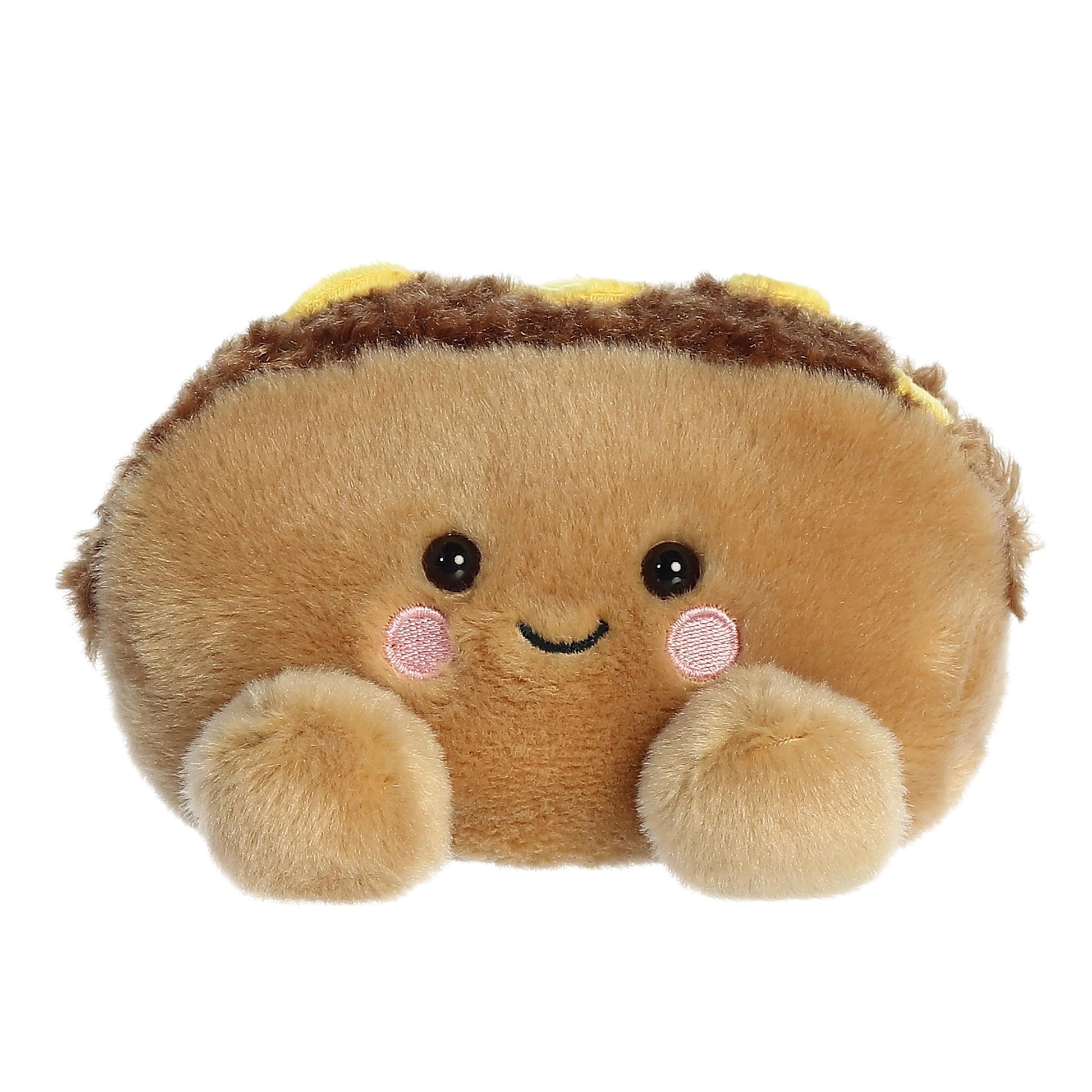 Aurora® Adorable Palm Pals™ Mike Philly Cheesesteak™ Stuffed Animal - Fun Collectible Plush for Kids and Adult Collectors - Perfect for Decorating
