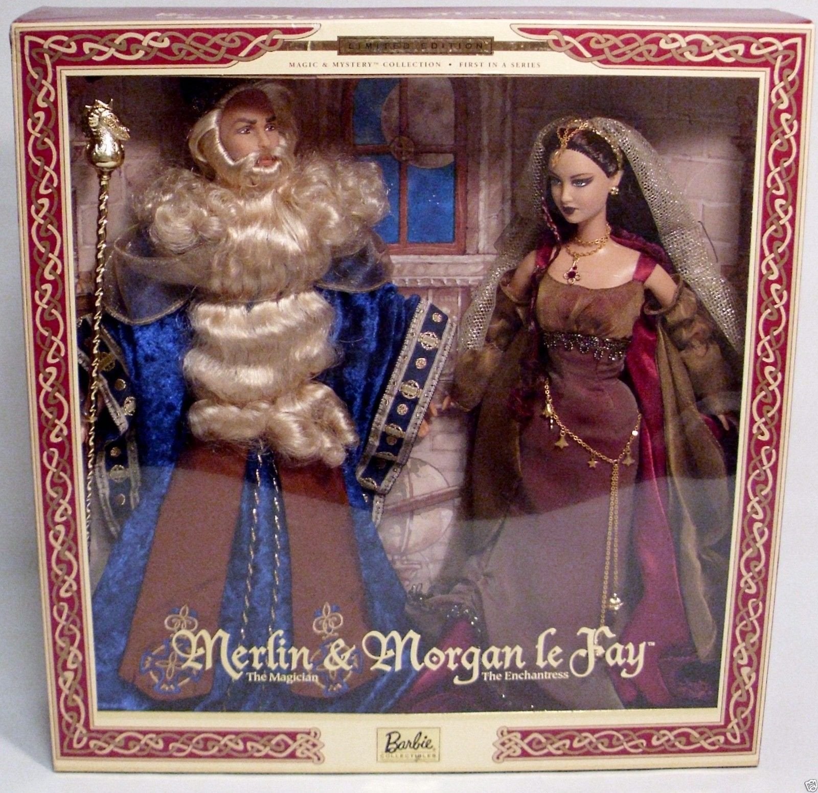 Barbie Magic & Mystery Collection; Merlin and Morgan le Fay Doll Set