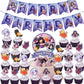 Jlemon 25Pcs Cat Game Party Cake topper Super Cat Theme Cake Decorations with 24pcs Cupcake Toppers, 1pcs Big Cake Topper for Cat Game Birthday Party