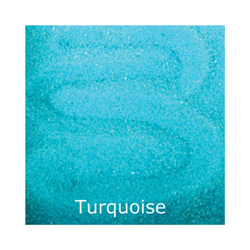 Activa Turquoise Scenic Colored Sand, 25lb (11.3kg) | Vibrant, Fine Grain Colorfast Sand for Arts & Crafts