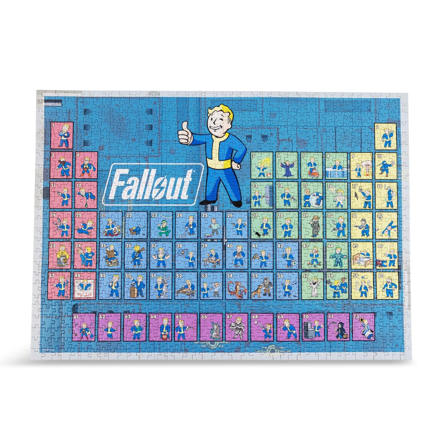Fallout Periodic Table of Vault Boy 1000-Piece Jigsaw Puzzle for Adults | 28 x 20 Inches