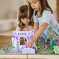 Melissa & Doug 19-Piece Wooden Take-Along Tabletop Kingdom - Carriage, Horse, Unicorn, Dragon, More