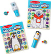 Melissa & Doug Sticker Wow!® Winter (Polar Bear and Penguin) Value Pack Arts and Crafts Collectibles - 2 Activity Pads, 2 Sticker Stampers, 2 Bonus