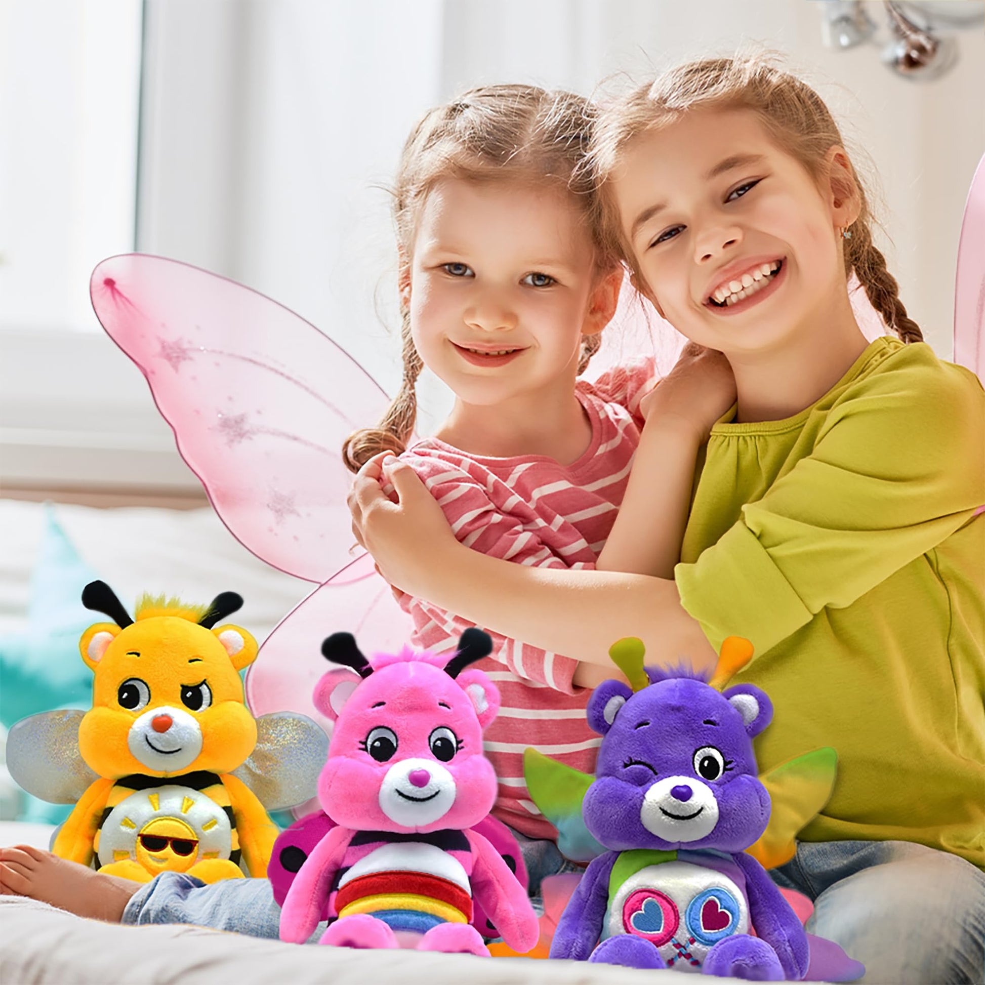 Care Bears Spring Theme Ladybug Cheer Bear Fun-Size Plush - Perfect Stuffed Animal Holiday, Birthday Gift, Super Soft and Cuddly - Good for Girls