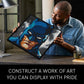LEGO Art Jim Lee Batman Collection 31205 Building Blocks - Superhero Canvas Wall Decor with Joker, Harley Quinn, or Batman Portraits, DC Comics DIY