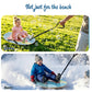 AAKQ Skimboard with Handles Tow Rope,Shore Tow Board Summer Beach Toy for Kids&Parent-Child Outdoor Lawn Interactive Pull-Along Shallow Water Rider
