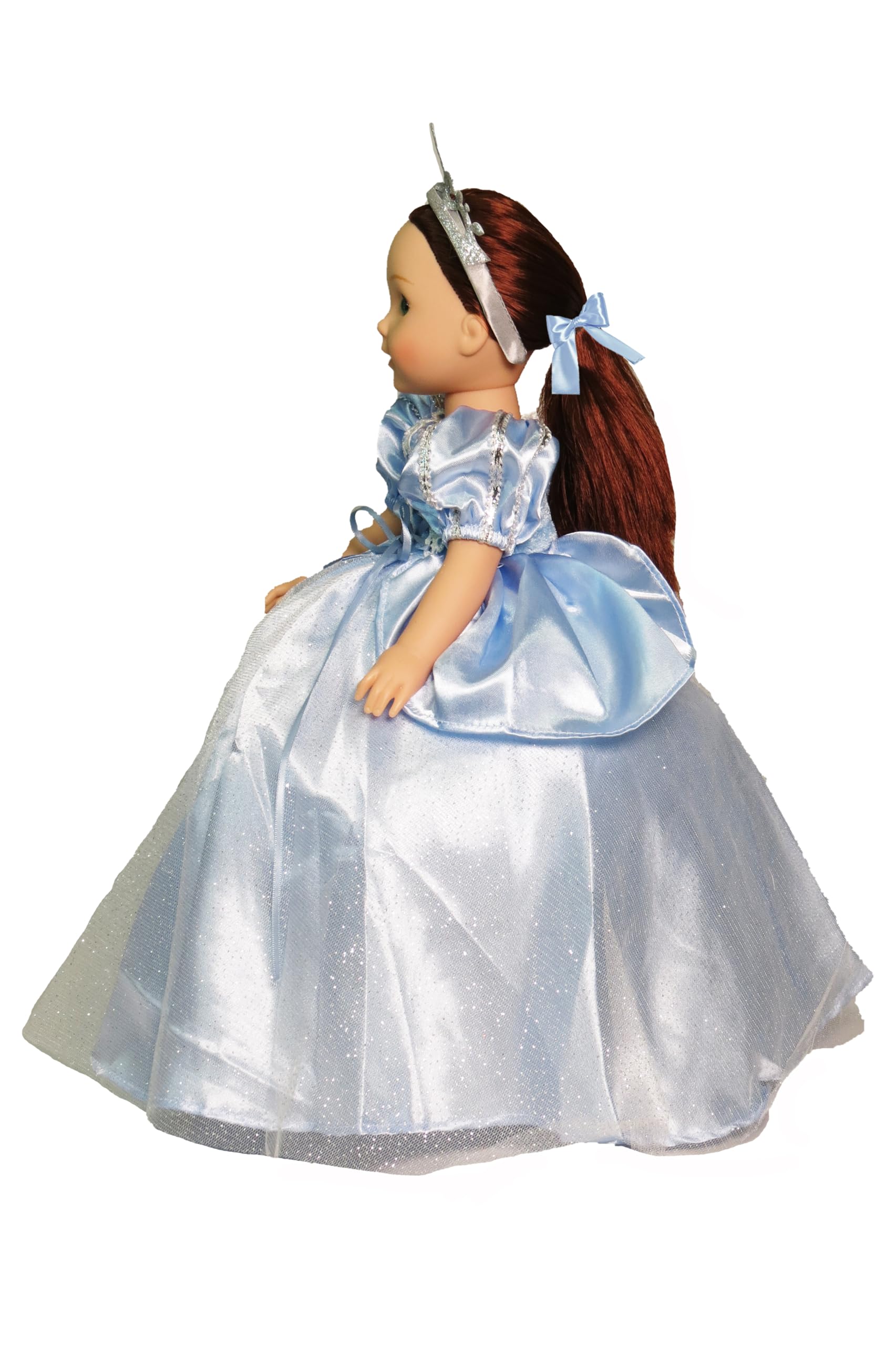 Blue Princess Dress with Tiara for 14-Inch Dolls | Premium Quality & Trendy Design | Dolls Clothes